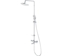 Душевая система IDDIS Kero с тропическим душем и изливом с термостатом, хром глянцевый, KERSBSTi06