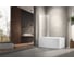 Шторка для ванны SANTREK AQUA Slim DFS-800-C-Chrome маятниковая, 800х1400, стекло прозрачное 5 мм, профиль хром 322106 1