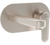 Смеситель встраиваемый для раковины Vitra Root Round никель A4272134EXP