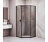 Душевой уголок RGW 100*100*200 SV-82-B R трапеция, черный, тонированное(серое) стекло8 мм 33328200-34R 1