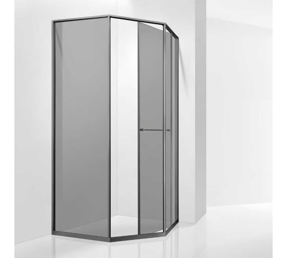 Душевой уголок RGW 100*100*200 SV-82-Gr R трапеция/Серый/Тонированное(серое)/8 мм 33328200-310R