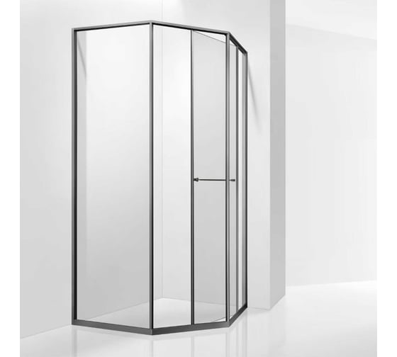 Душевой уголок RGW 100*100*200 SV-82-Gr R трапеция/Серый/Прозрачное/8 мм 33328200-110R