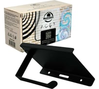 Держатель настенный для туалетной бумаги с полкой МУЛЬТИДОМ Лофт 18х10х8 см DA34-304