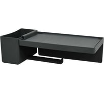 Держатель для туалетной бумаги МУЛЬТИДОМ 2 в 1, серый 161 218