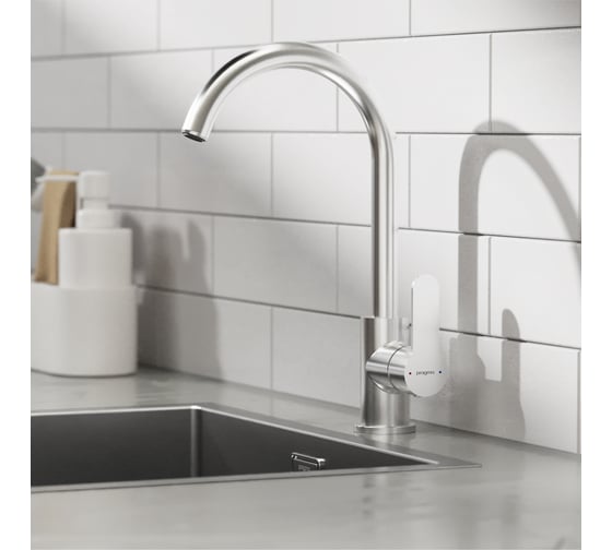 Смеситель для кухни Pragma Melpul, матовый хром, MEL7.M1JU.025 903113.MEL7.M1JU.025-2 1