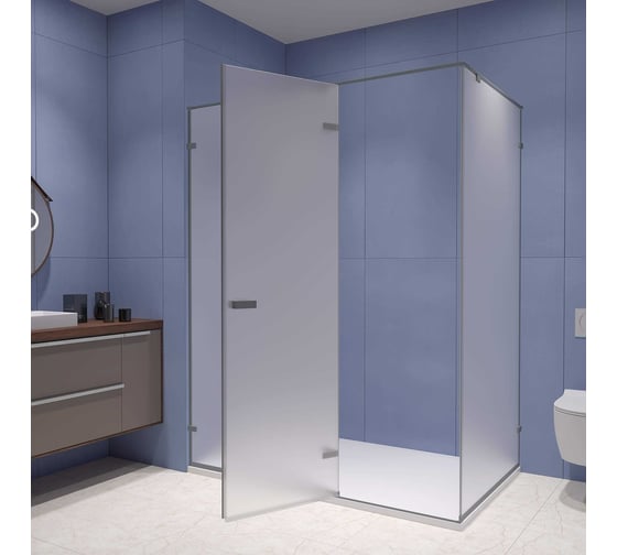 Душевой уголок RGW 120* 80*200 SV-040-Gr прямоуг., серый, матовое стекло 8 мм (2 уп.) 353204028-210