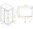 Душевой уголок RGW 120* 80*200 SV-040-Gr прямоуг., серый, матовое стекло 8 мм (2 уп.) 353204028-210 6