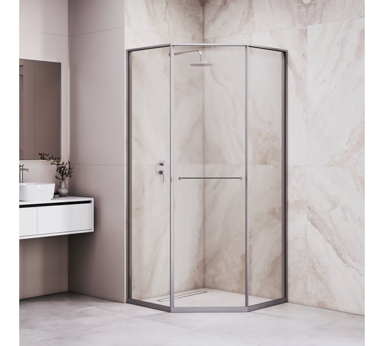 Душевой уголок RGW 80*120*200 SV-82-Gr R Трапеция/Серый/Прозрачное/8 мм 33328282-110R 1