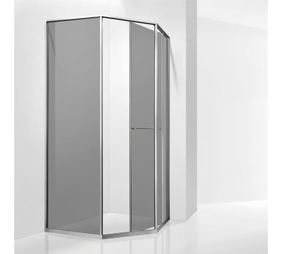 Душевой уголок RGW 80*120*200 SV-82 R Трапеция/Хром/Тонированное(серое)/8 мм 33328282-31R