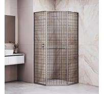 Душевой уголок RGW 80*120*200 SV-82-Gr R Трапеция/Серый/Черная вуаль/8 триплекс 33328282-2610R