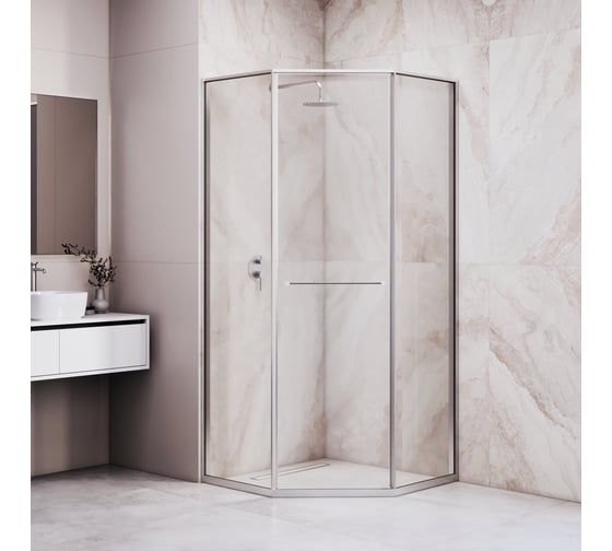 Душевой уголок RGW 80*80*200 SV-82 R Трапеция/Хром/Прозрачное/8 мм 33328288-11R 1