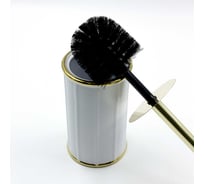 Керамический ершик для туалета Joy Home золотая кайма 13786