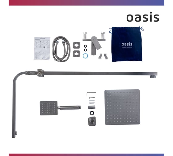 Смеситель OASIS SUS2014MSt_Cha