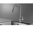Смеситель кухонный GRANULA Kitchen Space 7273, ЗОЛОТО САТИН 7273, СТАЛЬ МАТОВАЯ 1