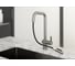 Смеситель кухонный GRANULA Kitchen Space 7273, ЗОЛОТО САТИН 7273, СТАЛЬ МАТОВАЯ 2