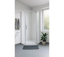 Душевой уголок OLIVE'S VIAR, прозр. стекла, 5-тиугольный, 900*900*1950 мм, хром VR-90C5-SW-C