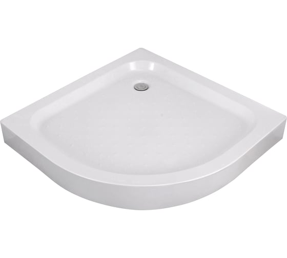 Душевой поддон OLIVE'S полукруглый, с сифоном, 900х900х125 мм, белый P-90125CS-WH