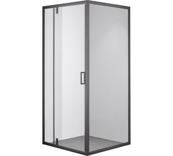 Душевой уголок OLIVE'S DUERO, квадратный, 900х900х1950 мм, черный DR-90CS-SW-GB