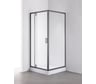 Душевой уголок OLIVE'S DUERO, квадратный, 900х900х1950 мм, черный DR-90CS-SW-GB