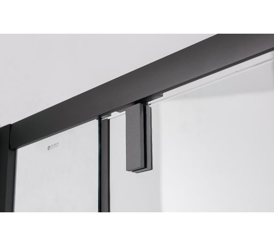 Душевой уголок OLIVE'S DUERO, квадратный, 1000х1000х1950 мм, черный DR-100CS-SW-GB