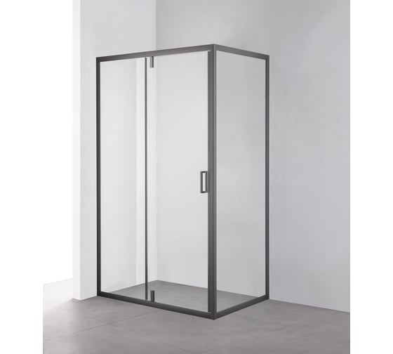 Душевой уголок OLIVE'S DUERO, прямоугольный, 1200х800х1950 мм, черный DR-128CR-SW-GB