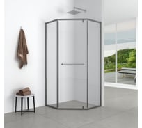 Душевой уголок OLIVE'S KABRERA, 5-тиугольный, 900х900х1950 мм, черный KB-90C5-SW-GB