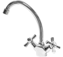 Смеситель для кухни Doron DС 1715-N, 1/2 керамика, хром, излив стандартный, п/г (1/10) 016328