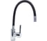 Смеситель для кухни Kranar KC 2626BLACK-N, шаровый, черный, излив гибкий силиконовый, п/г (1/10) 020062 1