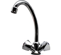 Смеситель для кухни Kranar KС 1707-N, 1/2 керамика, хром, излив стандартный, п/г, без подводки (2/20) 013753