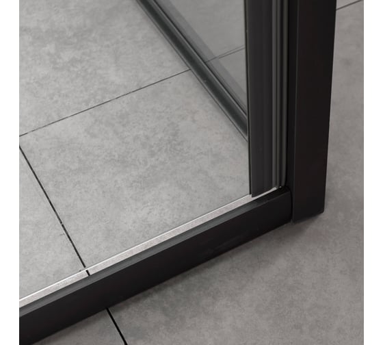 Душевой уголок OLIVE'S KABRERA, 5-тиугольный, 1000*1000*1950 мм, черный KB-100C5-SW-GB