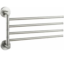 Полотенцедержатель D-Lin рога 4-е, полированная сталь D255280