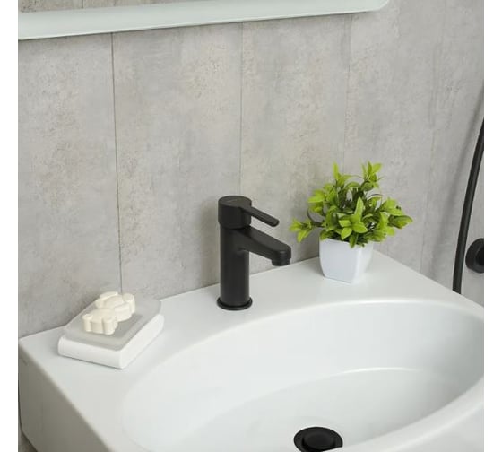 Смеситель для раковины Mariani Winter, черный матовый A14380WN12