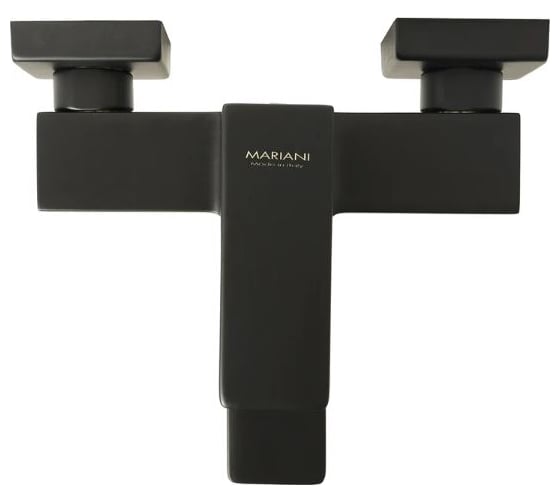 Смеситель для ванны Mariani Rebel, черный матовый B14212RE