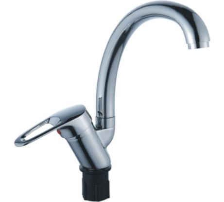 Смеситель для кухни Эверест с высоким изливом, крепление гайка B59-026