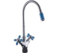 Смеситель для кухни Эверест с высоким изливом, крепление гайка B58-071D