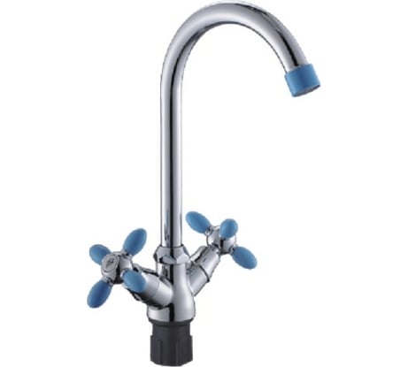 Смеситель для кухни Эверест с высоким изливом, крепление гайка B59-071D