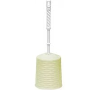 Ёршик для унитаза на подставке ООО ПКФ Сварком Ротанг круглый, белый s041321