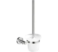 Ёрш для унитаза стеклянный ООО ПКФ Сварком с креплением к стене, из нержавеющей стали (80162) s052692