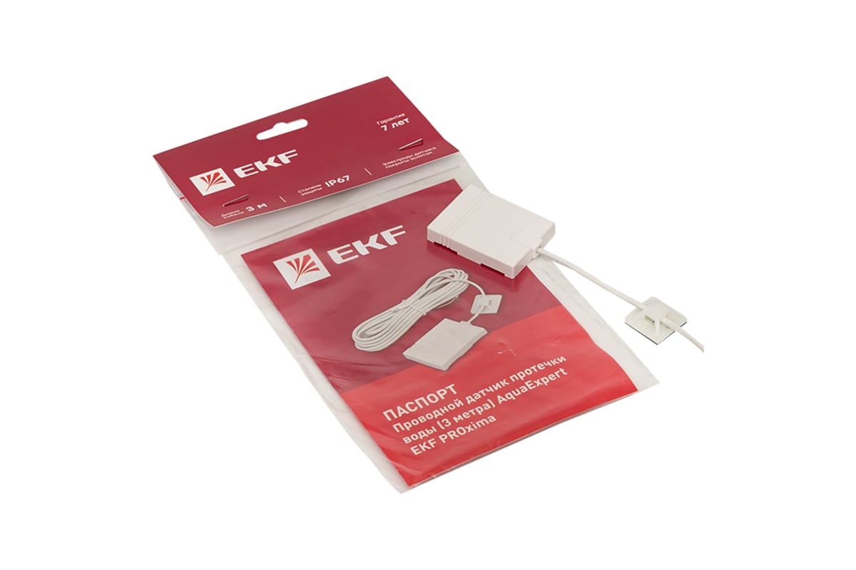 Проводной датчик протечки воды EKF 3 м AquaExpert-sensor-3 - выгодная ...