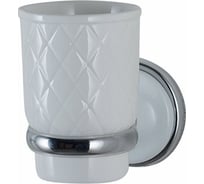 Подстаканник BRISSEN Aster одинарный, белый, керамика B2203C