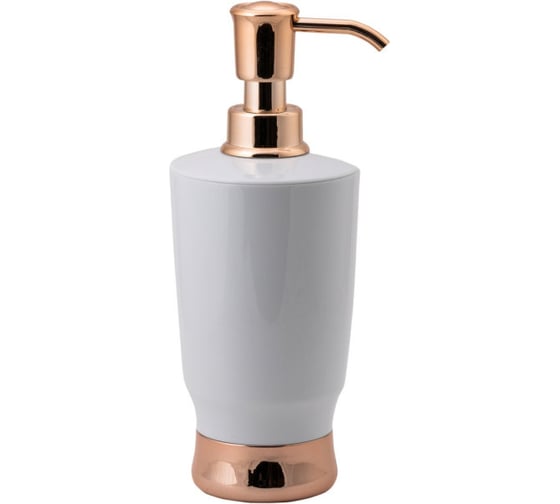 Дозатор жидкого мыла SWENSA CHARM белый, пластик SWP-7022WHT-01