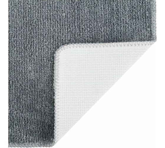 Коврик для туалета SWENSA PRESTO 50х50 см, графитовый, микрофибра BSM-1411GFT-T