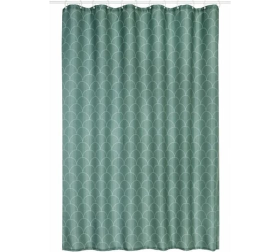 Штора для ванной SWENSA FOLLY 180x200 см, зеленый, полиэстер BSC-90-95 1