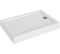 Поддон акриловый 1Marka FLAT 120x80 прямой комплект 01фл1280прК