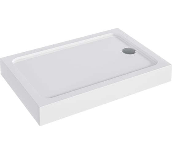 Поддон акриловый 1Marka FLAT 120x80 прямой комплект 01фл1280прК 1