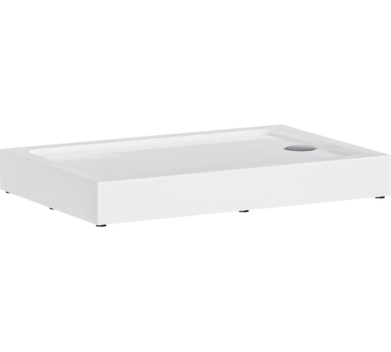 Поддон акриловый 1Marka FLAT 120x80 прямой комплект 01фл1280прК