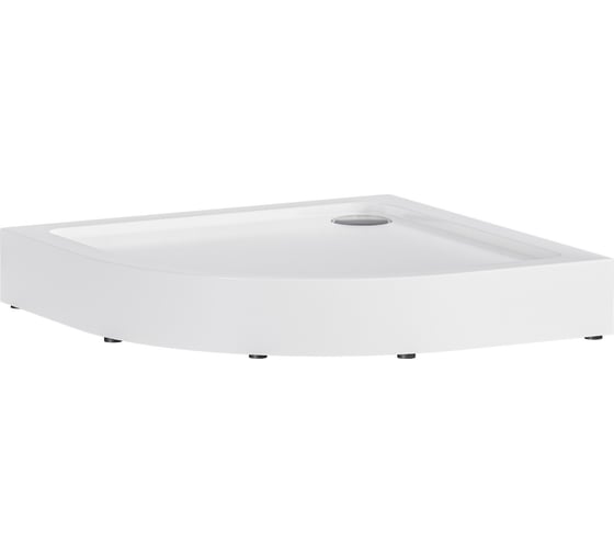Поддон акриловый 1Marka FLAT 90x90 1/4 комплект 01фл9090чкК