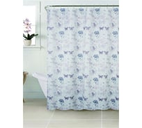 Штора для ванной SWENSA ODE 180х200 см, белый/сиреневый, полиэстер SWC-90-67