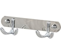 Двойные крючки SWENSA 2 шт на планке, хром К2612