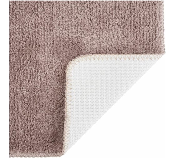 Коврик для туалета SWENSA PRESTO 50х50 см, каштановый, микрофибра BSM-1411MRN-T